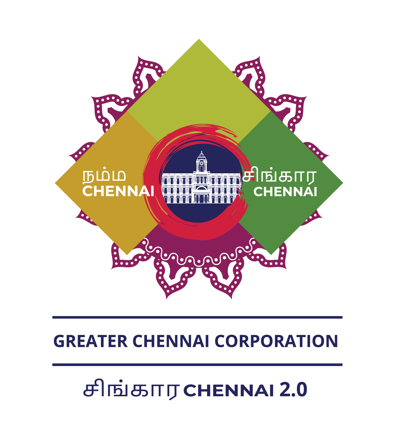 Logo Design for Chennai Government | Singaara Chennai Logo | Exdera